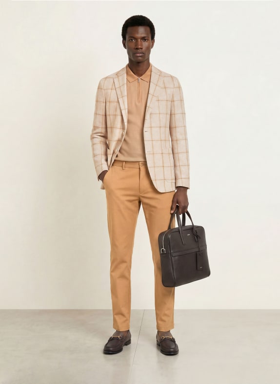 BOSS Colbert HANRY Slim Fit LICHTGRIJS / BRUIN / GRIJS