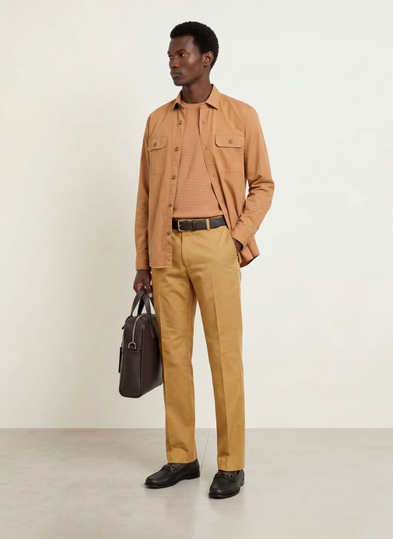 BOSS Chino KENT Straight Fit CAMEL