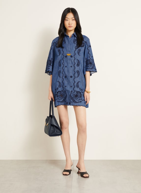 ZIMMERMANN Jeansjurk ASTER BLAUW / DONKERBLAUW