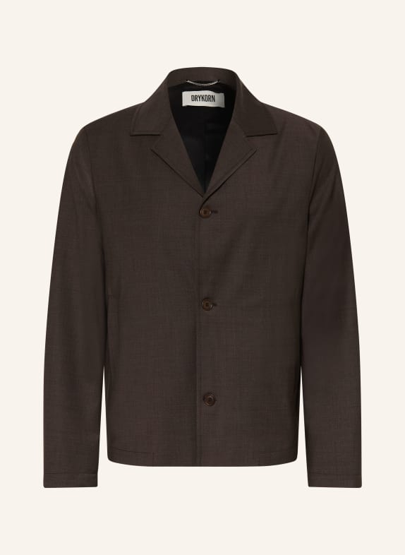 DRYKORN Overshirt LOUVIN DUNKELBRAUN