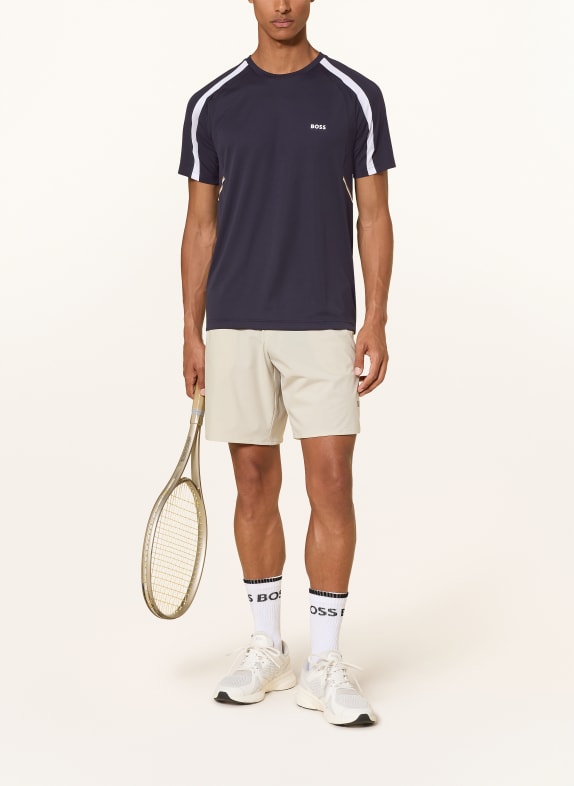 BOSS Functioneel shirt TOC GAME 2 DONKERBLAUW / WIT
