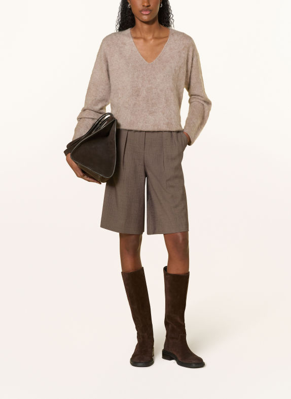 darling harbour Cashmere-Pullover GREIGE