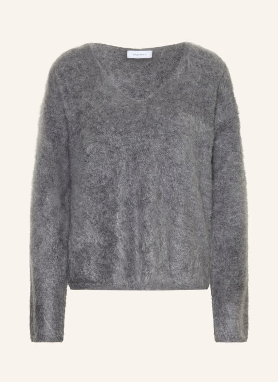 darling harbour Cashmere Sweater DARK GREY MELANGE