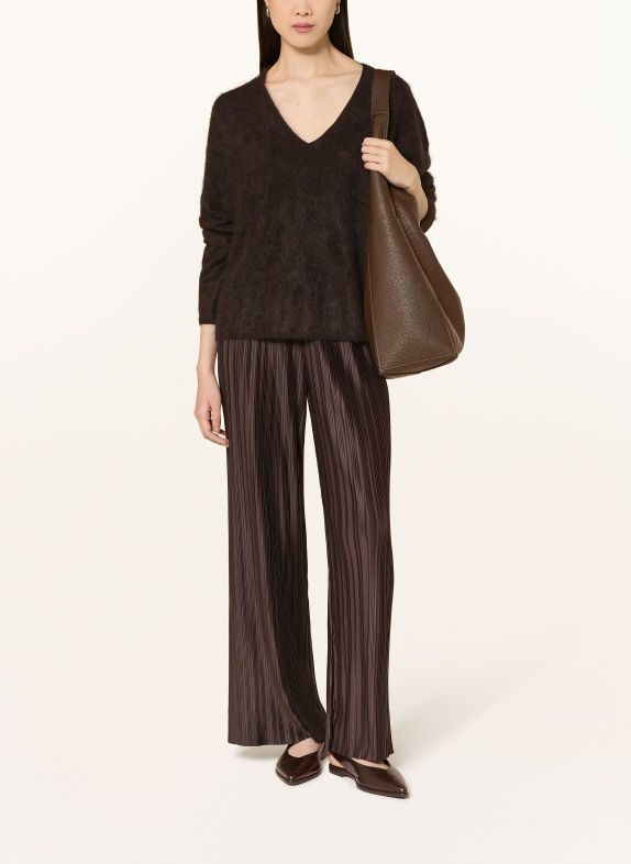 darling harbour Kasjmiertrui DARK BROWN