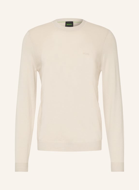 BOSS Tröja MOMENTUM-LITE BEIGE