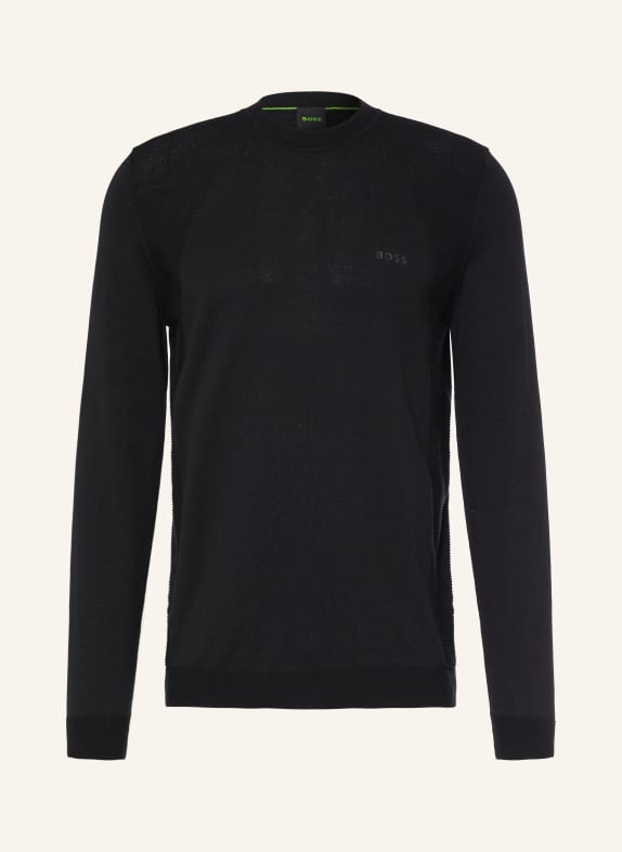 BOSS Tröja MOMENTUM-LITE SVART
