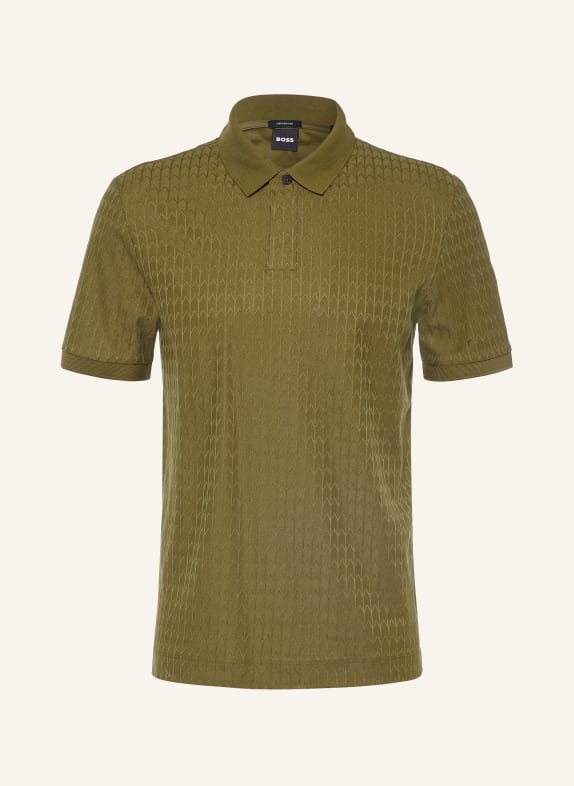 BOSS Jersey-polotröja PARLEY OLIVGRÖN