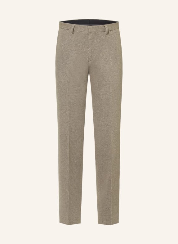 HUGO Spodnie garniturowe HESTEN Extra Slim Fit 269 MEDIUM BEIGE