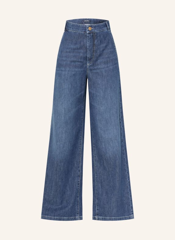 S Max Mara Wide Leg Jeans GELATO 008 CHINA BLUE