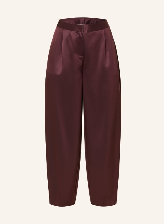 darling harbour satin pants deep merlot