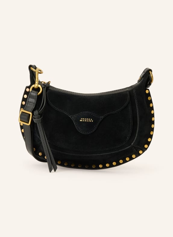 ISABEL MARANT Schoudertas OSKAN MOON POCKET ZWART
