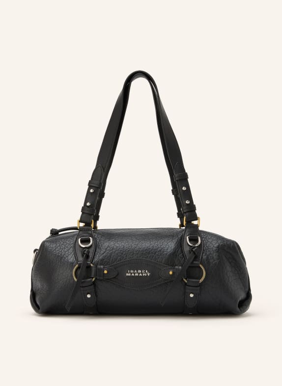 ISABEL MARANT Sac épaule TILPA MINI NOIR / ARGENT / OR