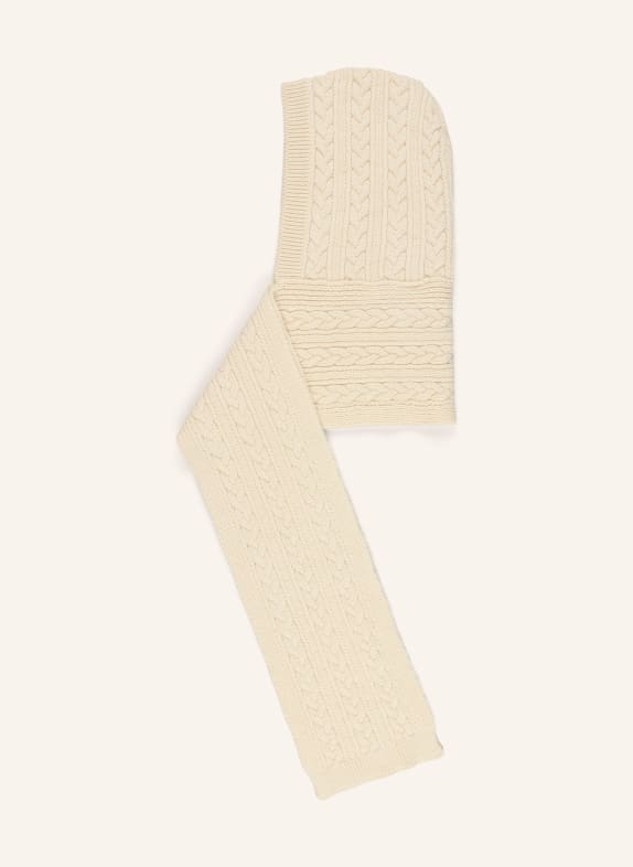 ISABEL MARANT Sjaal HONORINE met capuchon ECRU