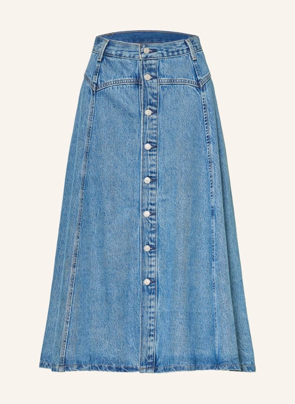 Levi's® Jeansrock YOKED WESTERN HELLBLAU