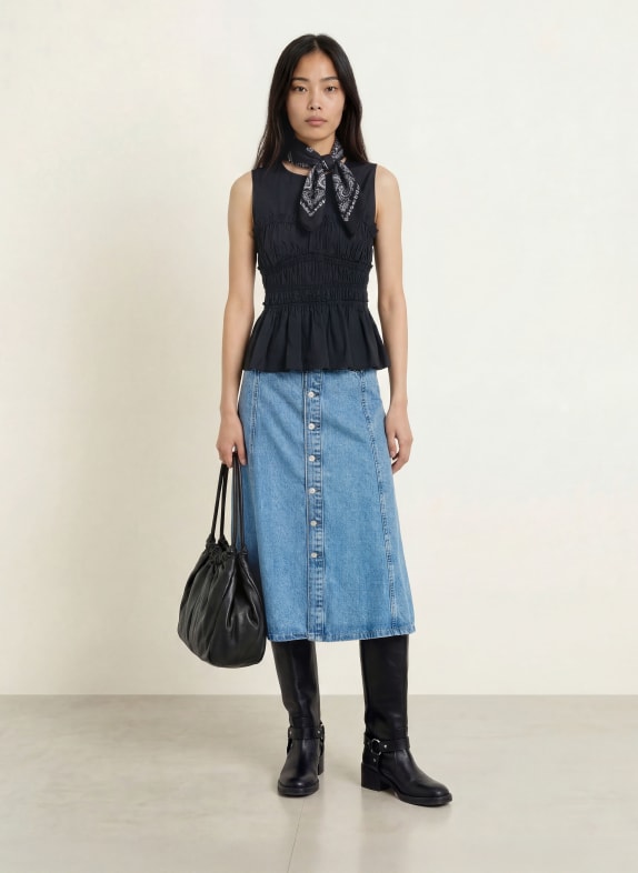 Levi's® Spijkerrok YOKED WESTERN LICHTBLAUW