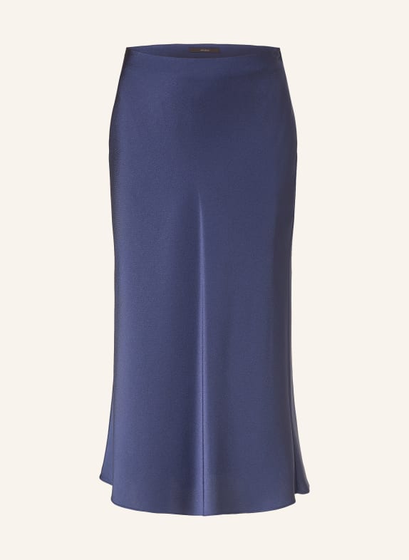 windsor. Satijnen rok DONKERBLAUW