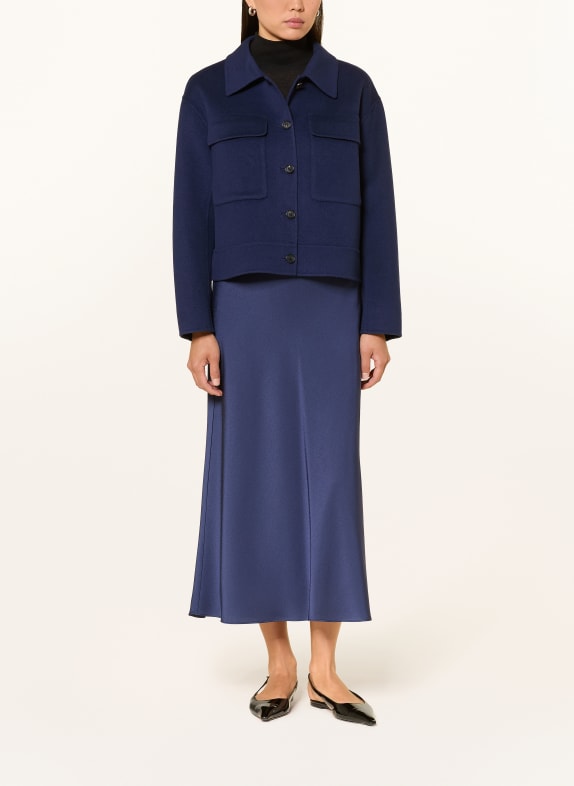 windsor. Satijnen rok DONKERBLAUW