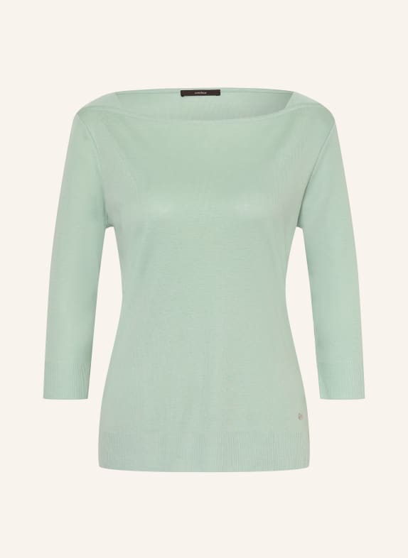 windsor. Shirt mit 3/4-Arm HELLGRÜN