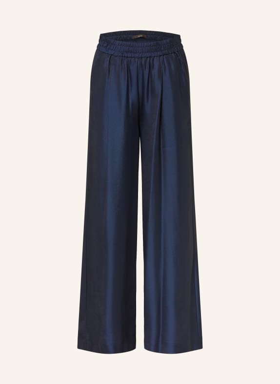 windsor. Marlene-broek met zijde DONKERBLAUW