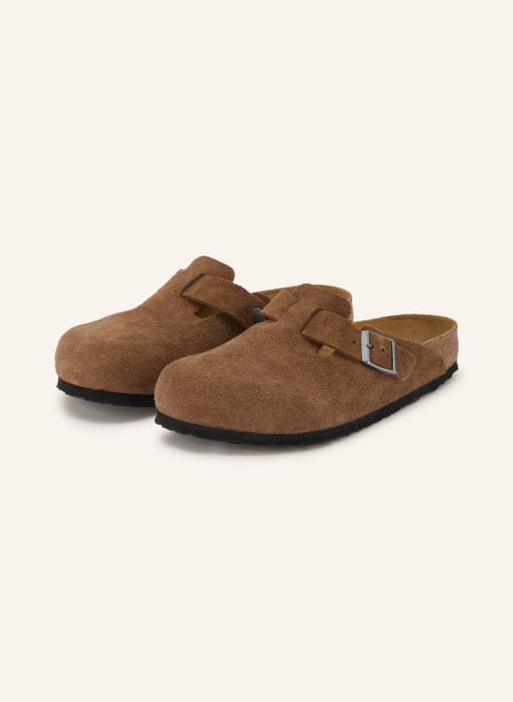 BIRKENSTOCK Pantofle BOSTON LEVE HNĚDÁ