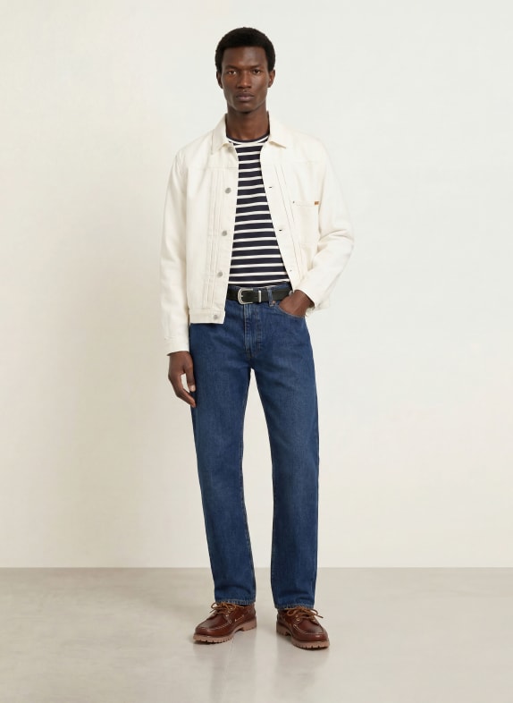 Levi's® Jeans 555 Relaxed Straight Fit 35 Dark Indigo - Worn In