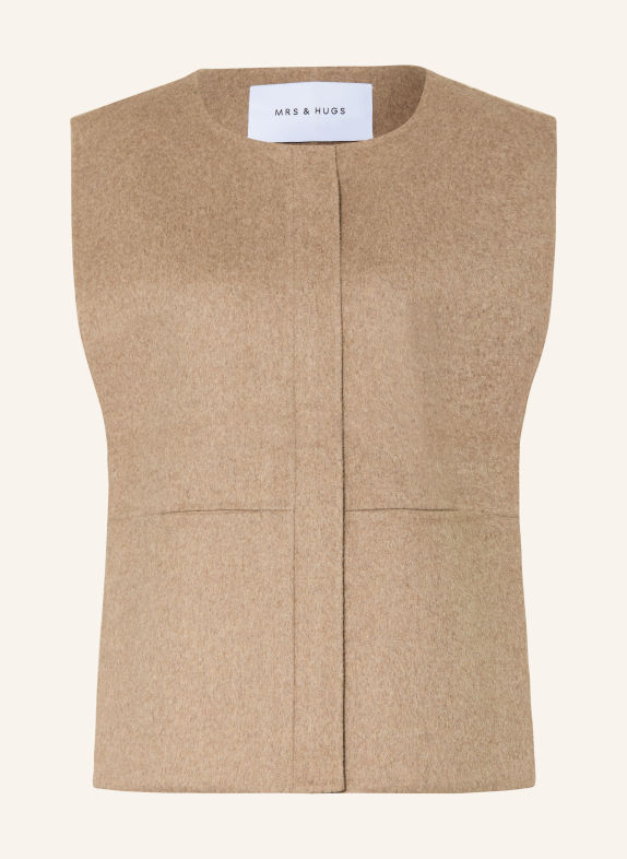 MRS & HUGS Vest BEIGE