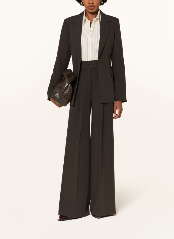 MRS & HUGS Blazers MARRON FONCÉ