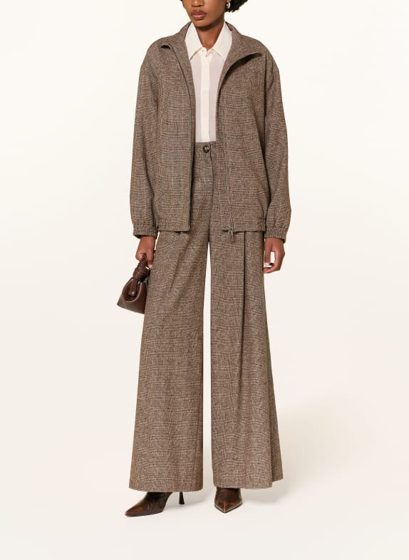 MRS & HUGS Marlene-broek MARRON FONCÉ / LICHTBRUIN