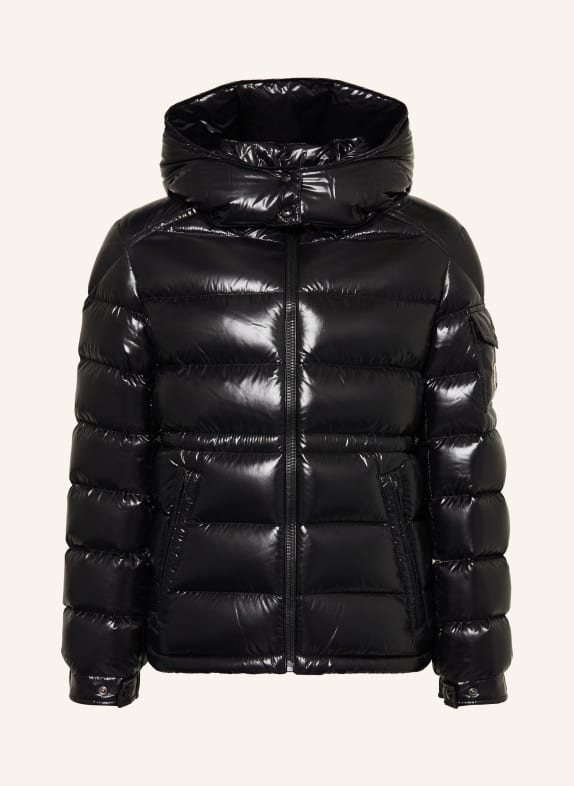 MONCLER enfant Péřové bundy MAIRE s odnímatelnou kapucí ČERNÁ