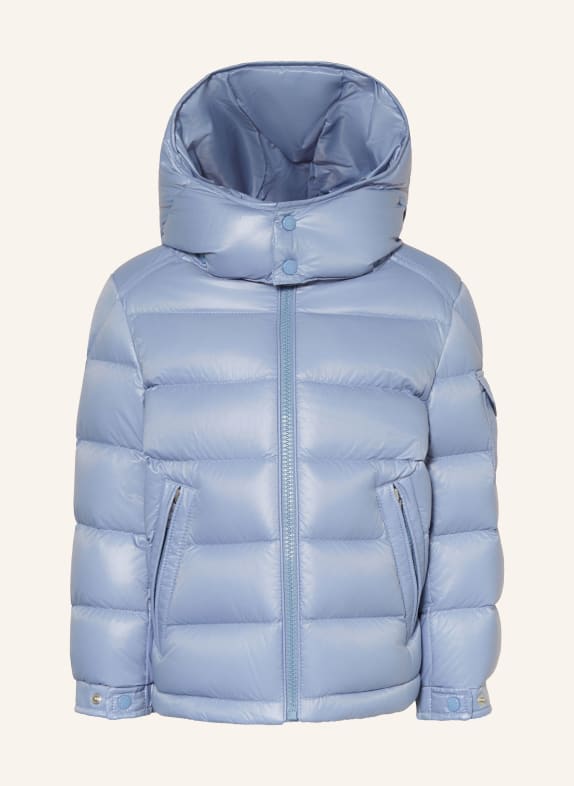 MONCLER enfant Daunenjacke NEW MAYA mit abnehmbarer Kapuze HELLBLAU