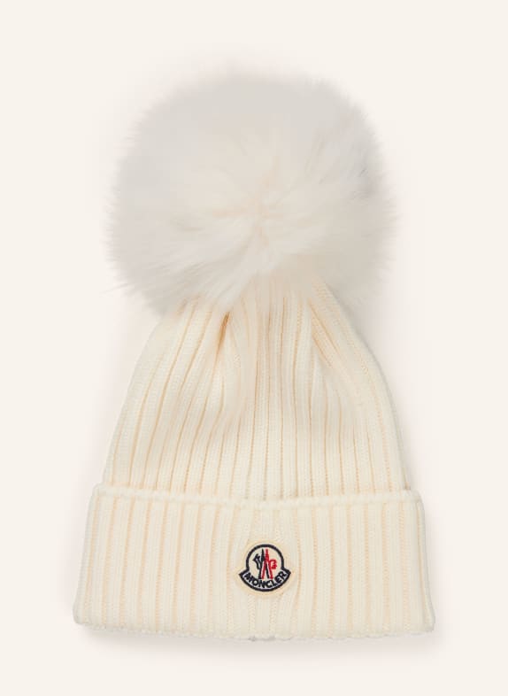 MONCLER enfant Bonnet CRÈME