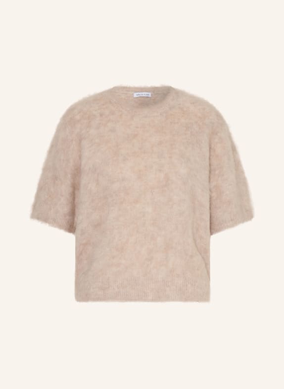 MRS & HUGS Haut en maille avec de l'alpaga BEIGE