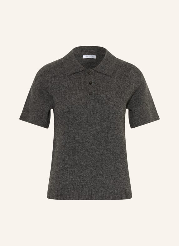 MRS & HUGS Polo en maille GRIS