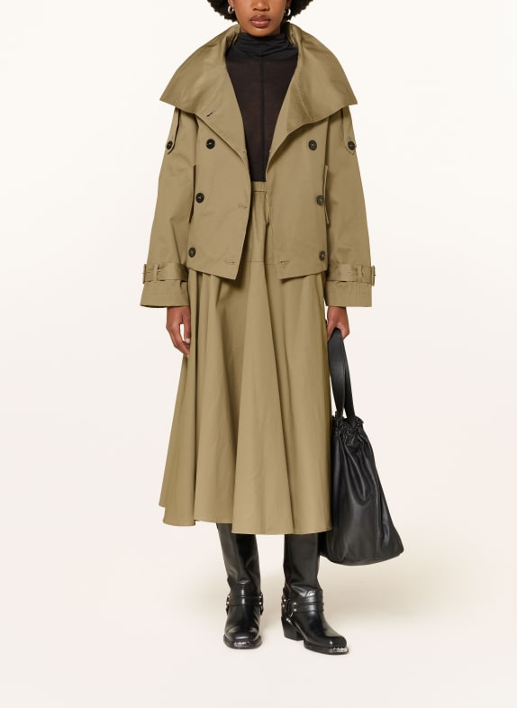 MRS & HUGS Trench-coat court KAKI