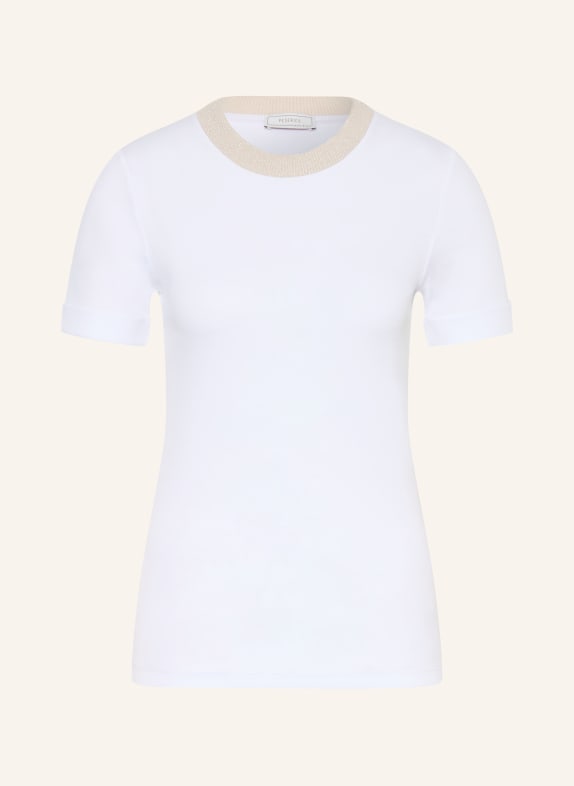 PESERICO T-shirt WHITE / BEIGE