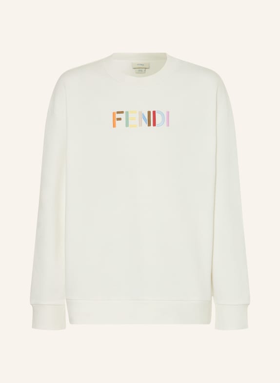FENDI Sweatshirt WEISS / ROSA / HELLBLAU