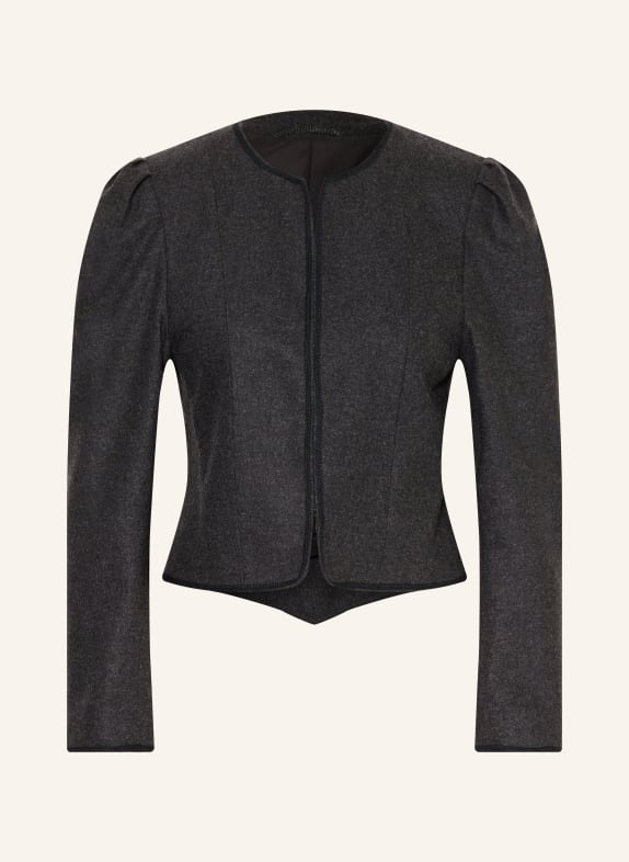 Johann & Johanna Veste Janker GRIS FONCÉ