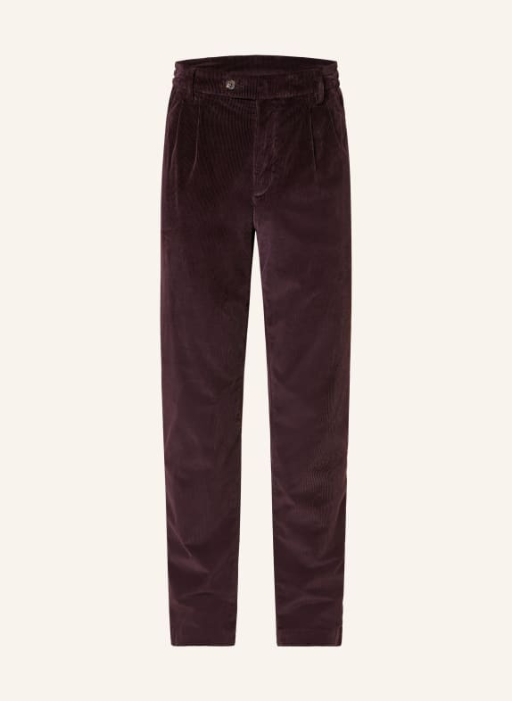 eleventy Cordchino Extra Slim Fit DONKERROOD