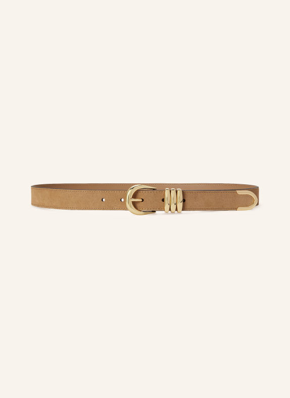 LAUREN RALPH LAUREN Ledergürtel CAMEL