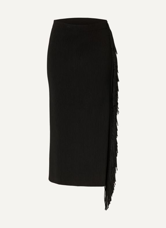 EMPORIO ARMANI Knit skirt BLACK