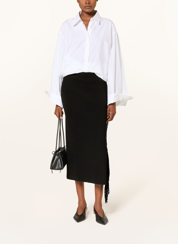 EMPORIO ARMANI Gebreide rok ZWART