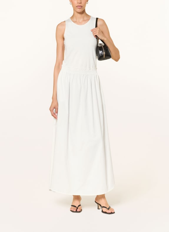 EMPORIO ARMANI Kleid im Materialmix WEISS