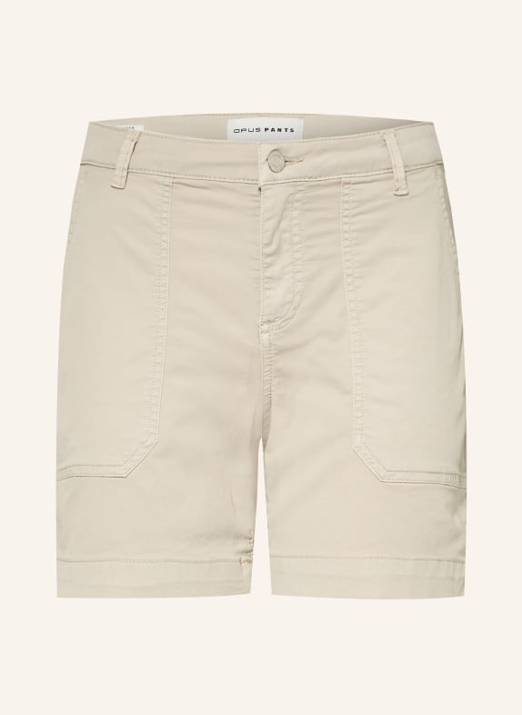 OPUS PANTS Šortky LISANA SVĚTLE HNĚDÁ