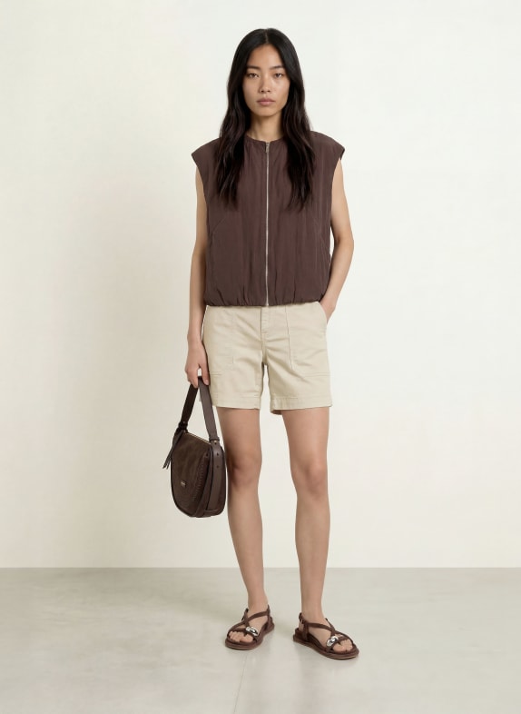 OPUS PANTS Short LISANA MARRON CLAIR