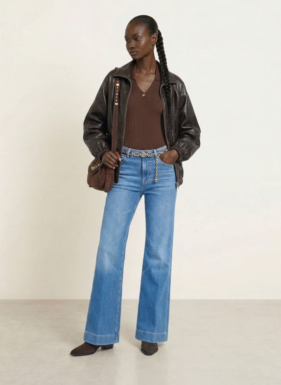 7 for all mankind Wide leg jeans MODERN DOJO SLIM ILLUSION 3NY BLUEHAVEN