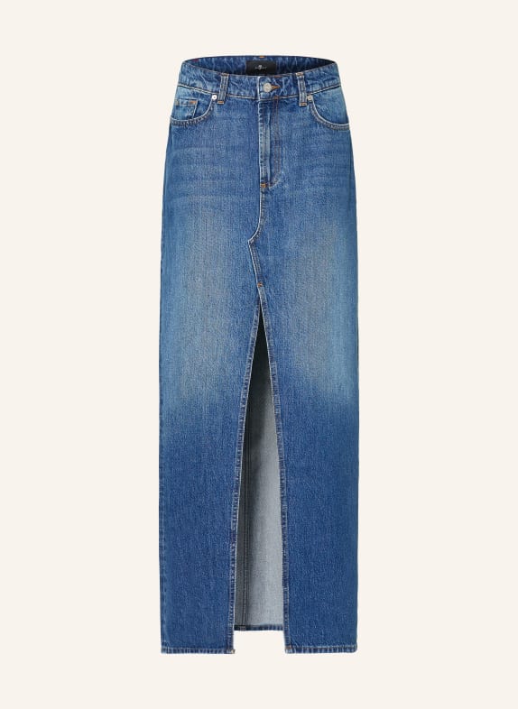 7 for all mankind Jeansrock DARKWIND BLAU