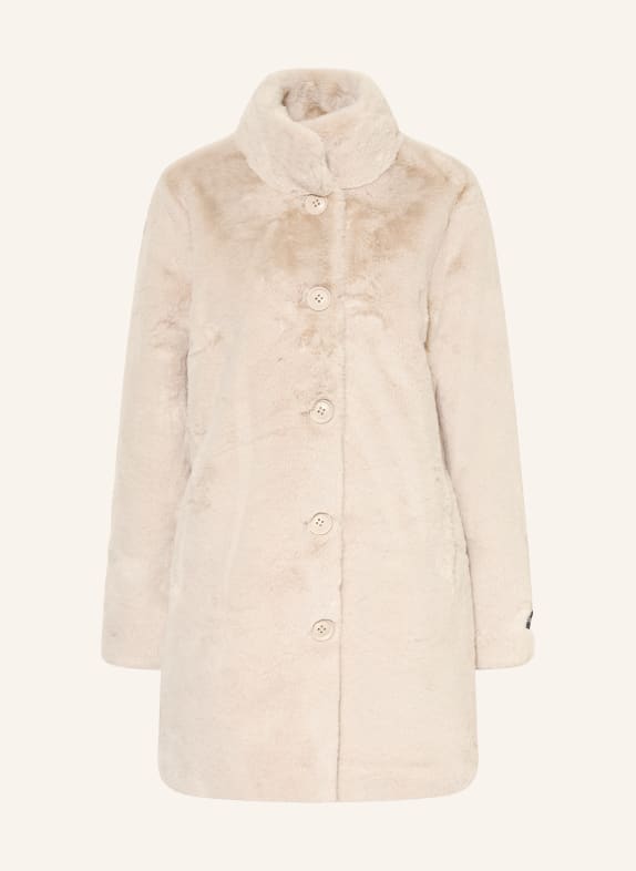 RINO & PELLE Manteau en fausse fourrure NONNA GRIS CLAIR