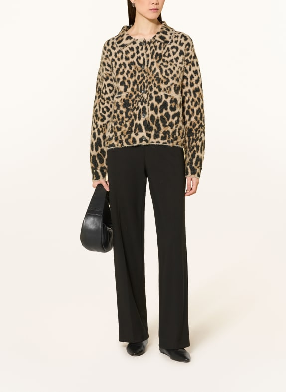 RINO & PELLE Vest BUBBLY LICHTBRUIN / BRUIN / ZWART