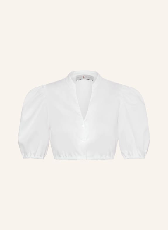 Johann & Johanna Dirndlblouse WIT