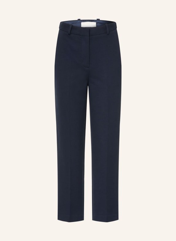 CIRCOLO 1901 7/8-length trousers made from jersey DARK BLUE